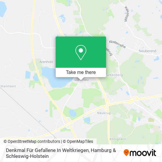 Denkmal Für Gefallene In Weltkriegen map