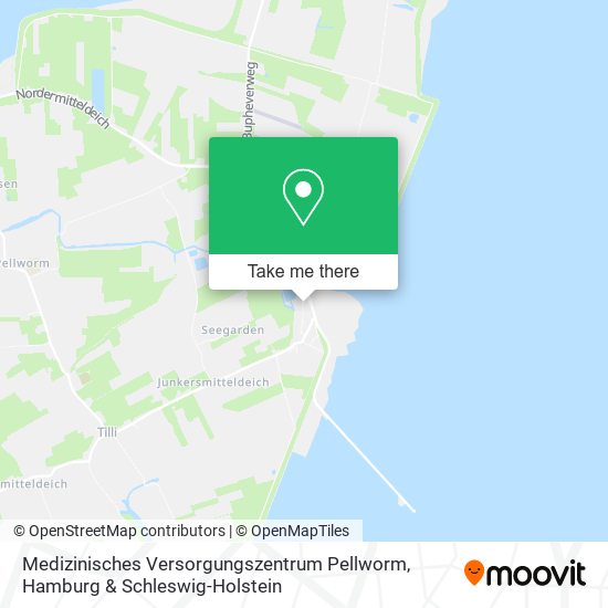 Карта Medizinisches Versorgungszentrum Pellworm