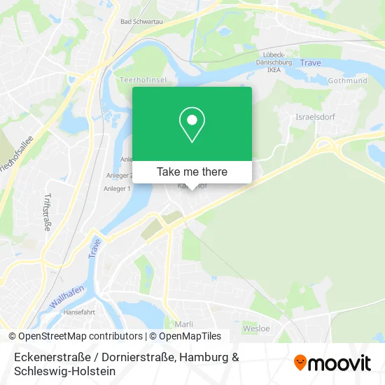 Карта Eckenerstraße / Dornierstraße