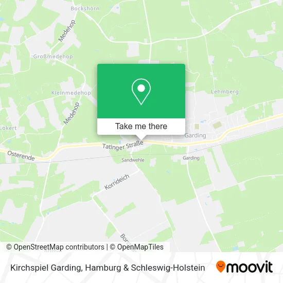 Kirchspiel Garding map