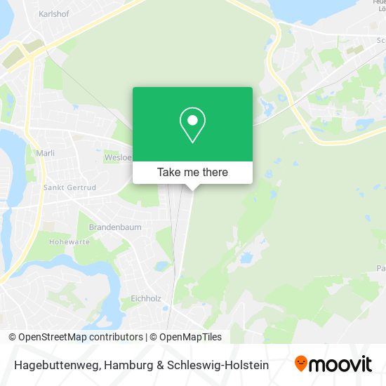 Hagebuttenweg map