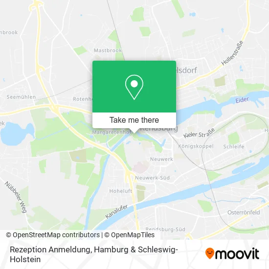 Карта Rezeption Anmeldung