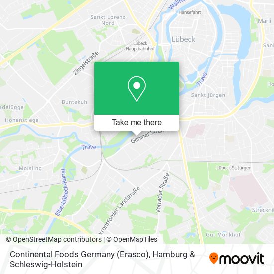 Continental Foods Germany (Erasco) map