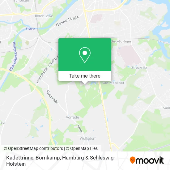 Карта Kadettrinne, Bornkamp