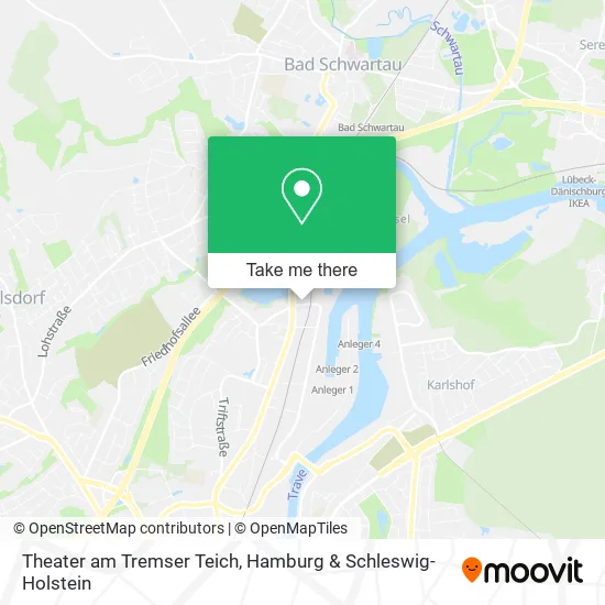 Карта Theater am Tremser Teich