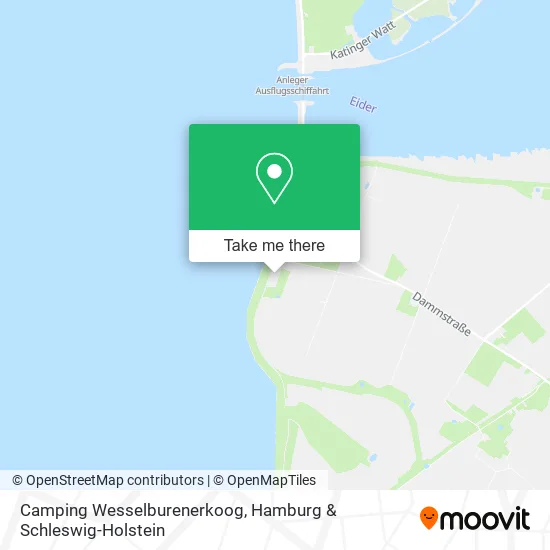 Карта Camping Wesselburenerkoog