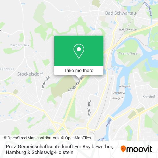Prov. Gemeinschaftsunterkunft Für Asylbewerber map