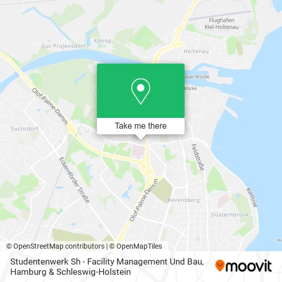 Studentenwerk Sh - Facility Management Und Bau map