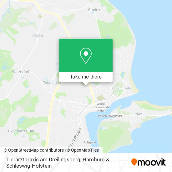 Tierarztpraxis am Dreilingsberg map