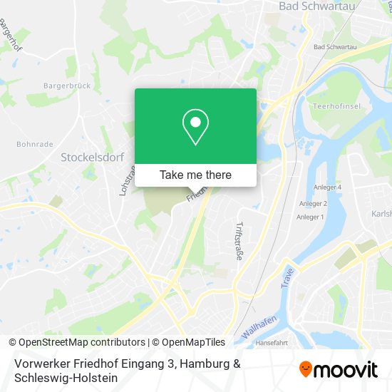 Vorwerker Friedhof Eingang 3 map