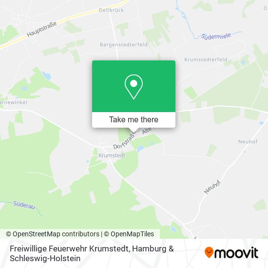 Freiwillige Feuerwehr Krumstedt map