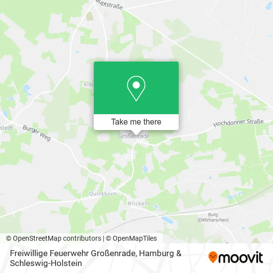 Карта Freiwillige Feuerwehr Großenrade