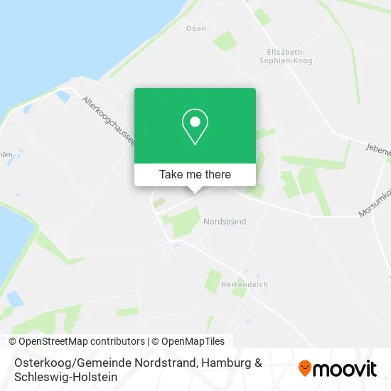 Карта Osterkoog/Gemeinde Nordstrand