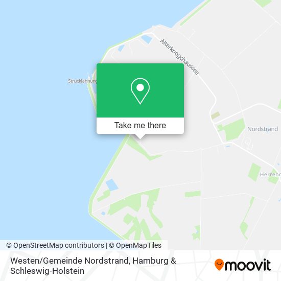 Westen/Gemeinde Nordstrand map