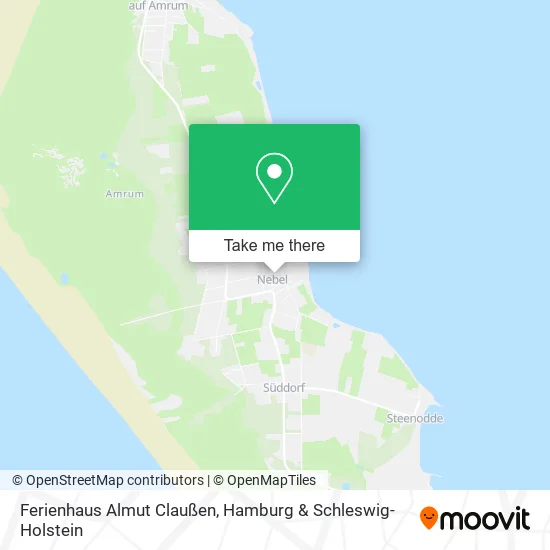 Карта Ferienhaus Almut Claußen