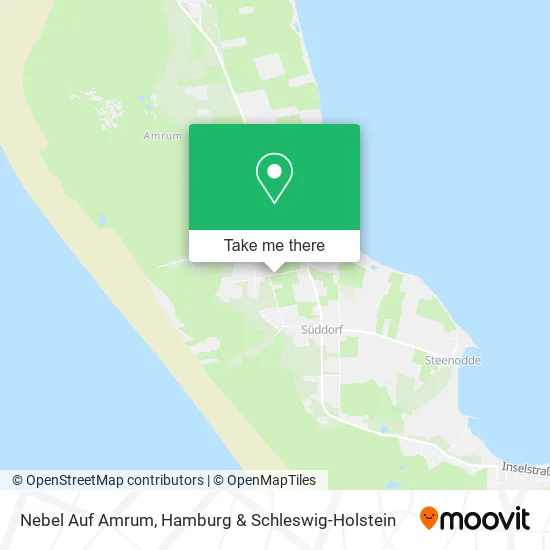 Карта Nebel Auf Amrum