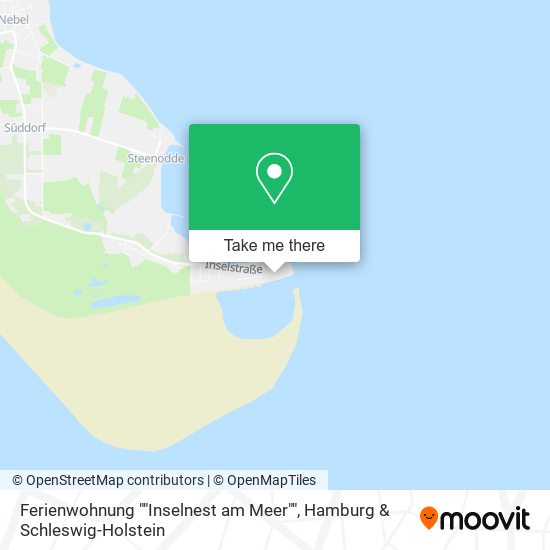 Ferienwohnung ""Inselnest am Meer"" map