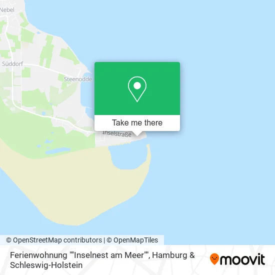 Карта Ferienwohnung ""Inselnest am Meer""