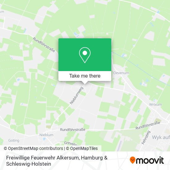Freiwillige Feuerwehr Alkersum map