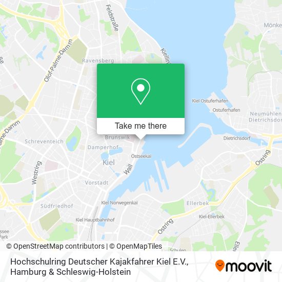 Hochschulring Deutscher Kajakfahrer Kiel E.V. map