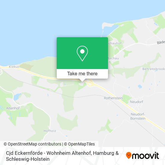 Карта Cjd Eckernförde - Wohnheim Altenhof
