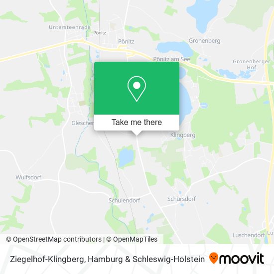 Ziegelhof-Klingberg map