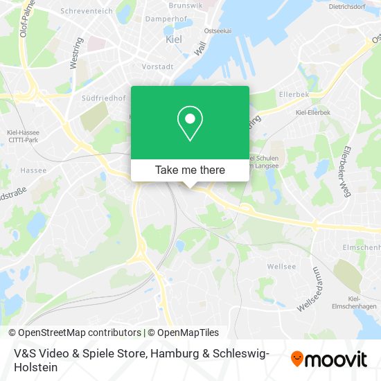 V&S Video & Spiele Store map
