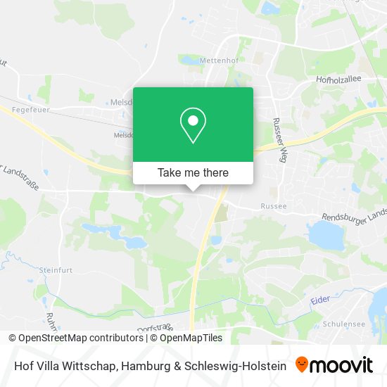 Hof Villa Wittschap map