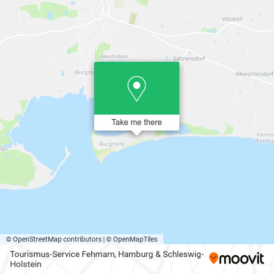 Карта Tourismus-Service Fehmarn