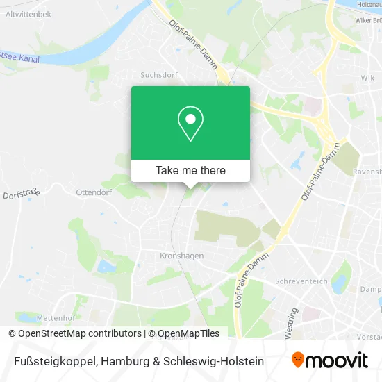 Карта Fußsteigkoppel