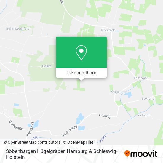 Söbenbargen Hügelgräber map