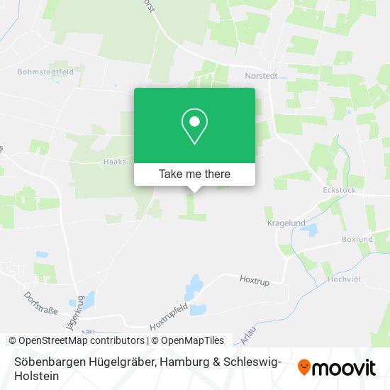 Söbenbargen Hügelgräber map