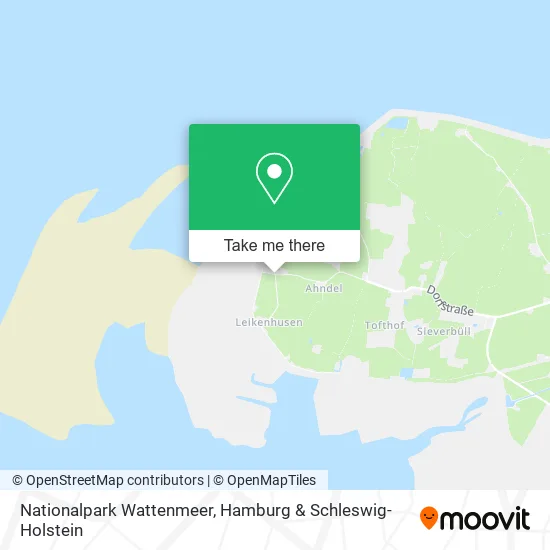 Карта Nationalpark Wattenmeer