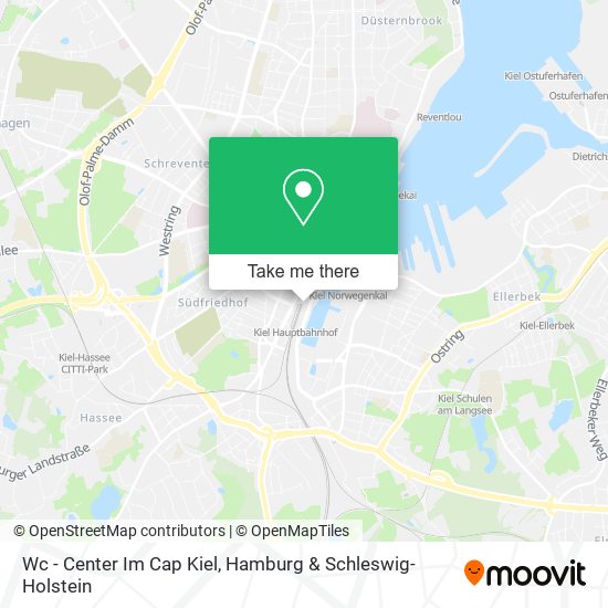 Wc - Center Im Cap Kiel map