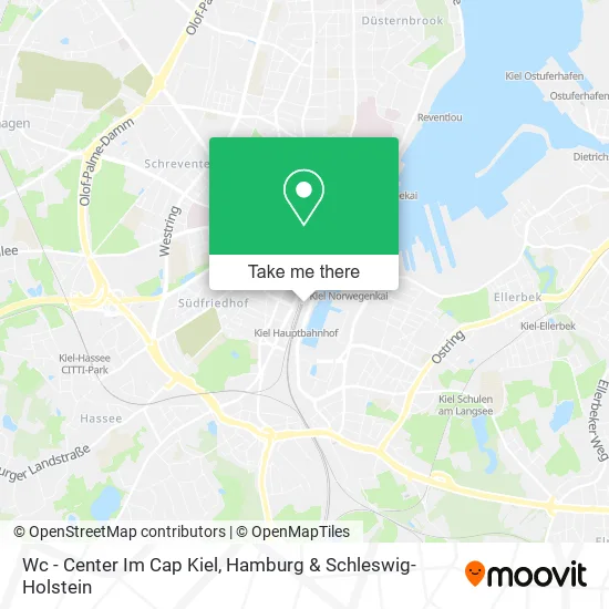 Карта Wc - Center Im Cap Kiel