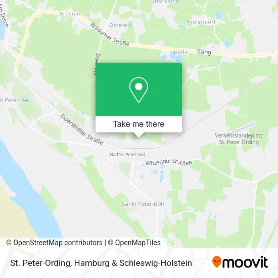 Карта St. Peter-Ording
