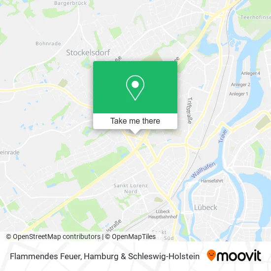 Карта Flammendes Feuer