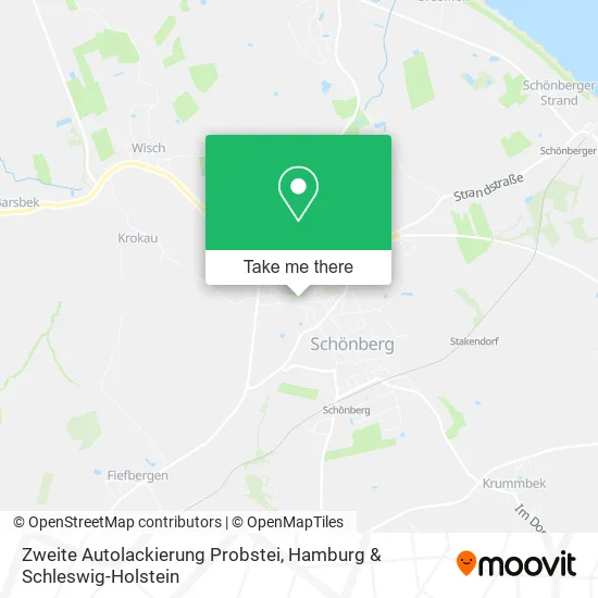 Карта Zweite Autolackierung Probstei