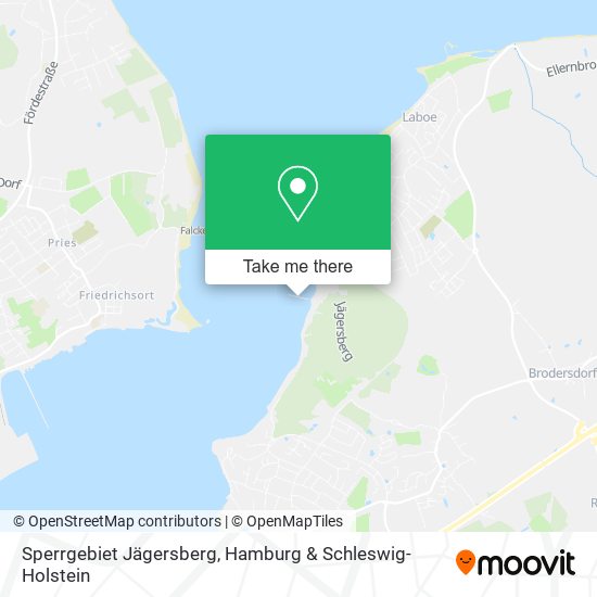 Sperrgebiet Jägersberg map