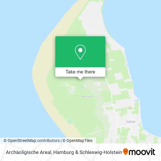 Карта Archäoligische Areal