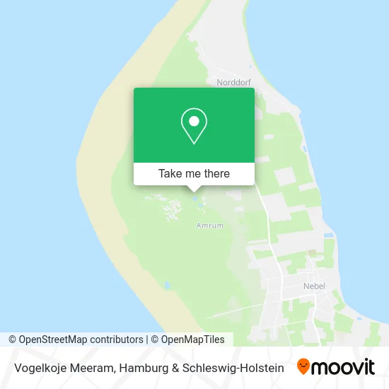 Карта Vogelkoje Meeram