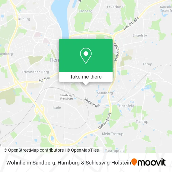 Карта Wohnheim Sandberg