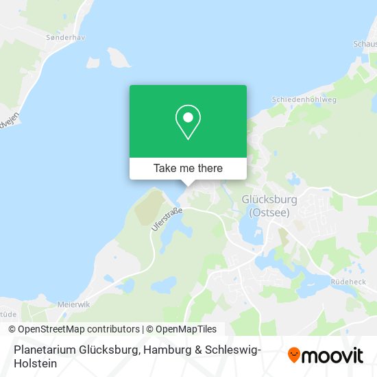 Planetarium Glücksburg map