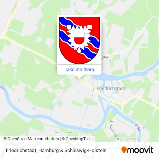 Friedrichstadt map