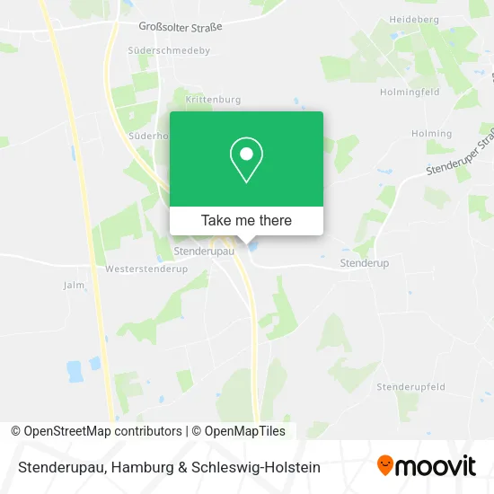 Карта Stenderupau