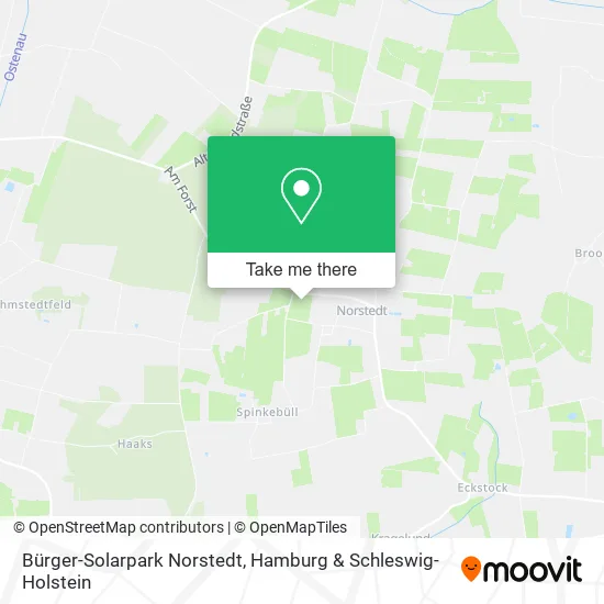 Карта Bürger-Solarpark Norstedt
