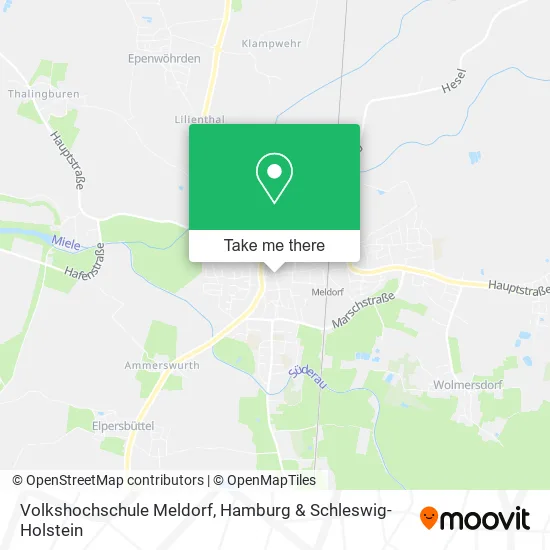Карта Volkshochschule Meldorf