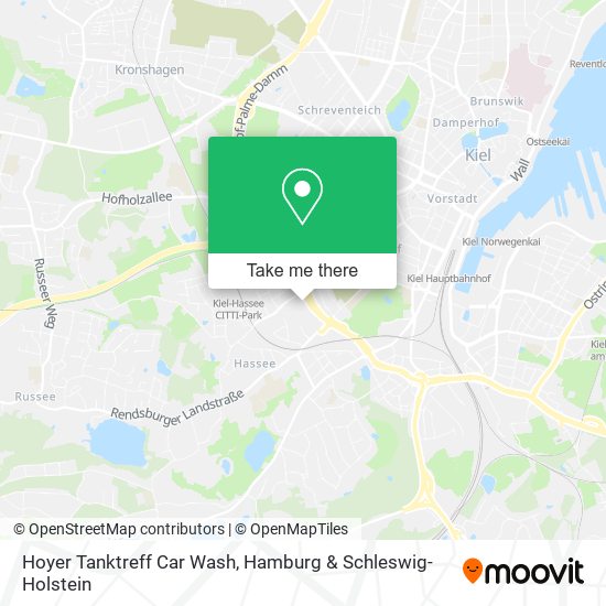 Hoyer Tanktreff Car Wash map