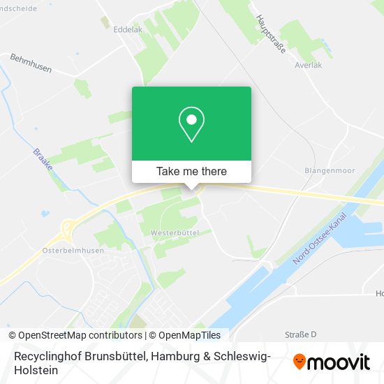 Recyclinghof Brunsbüttel map