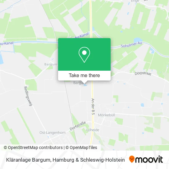 Карта Kläranlage Bargum